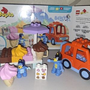 Bluey Ice Cream Truck Playset - Orange, Purple, Blue